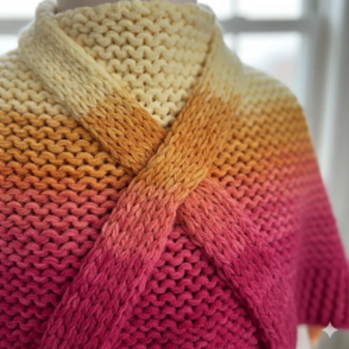 Baby Soft Blankie Wool Yarn - Pink Orange