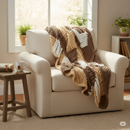 Baby Soft Blankie Wool Yarn - Dark Tiger