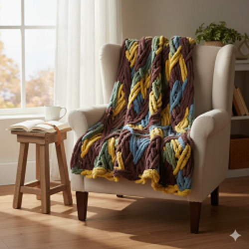 Baby Soft Blankie Wool Yarn - Grey Camel