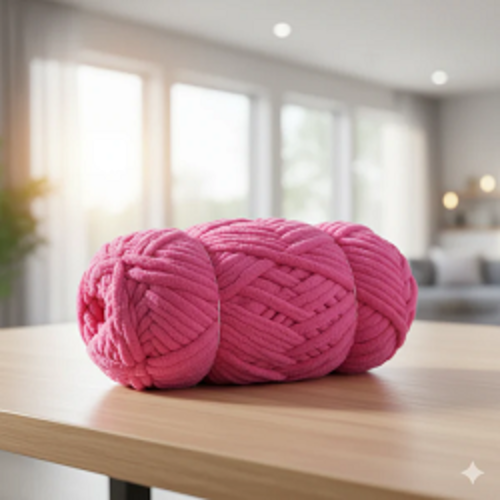 Baby Soft Blankie Wool Yarn - Hot pink