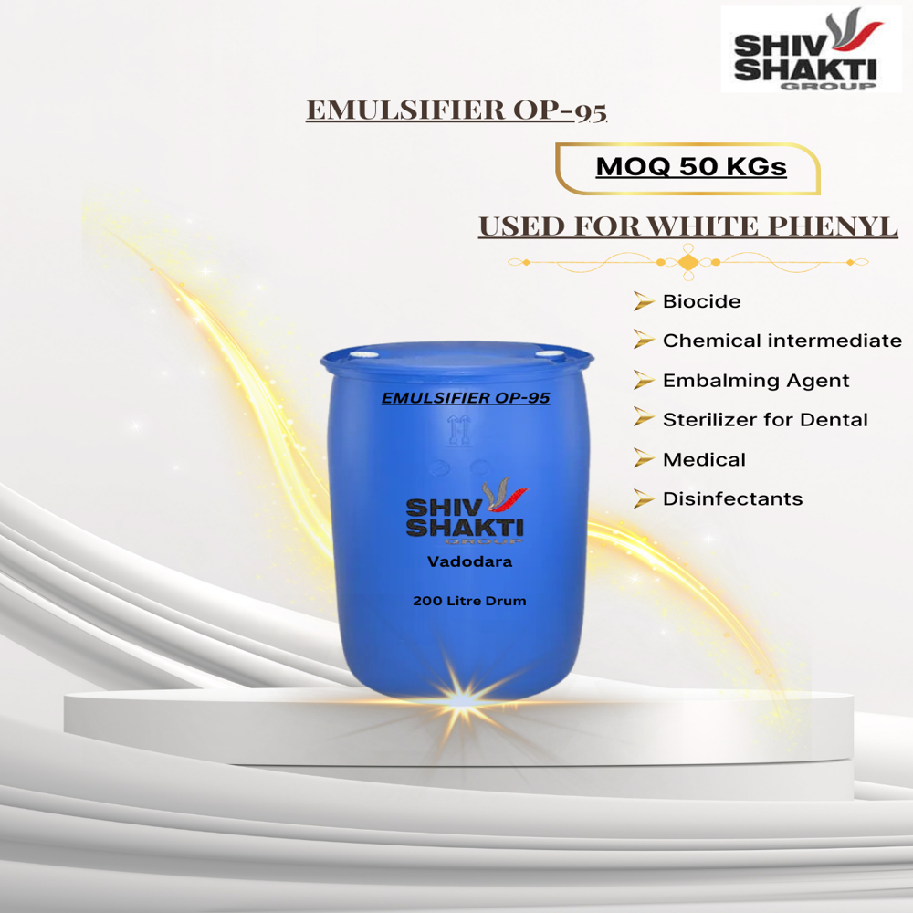 Emulsifier Op 95 Pine Oil Emulsifier - Density: 0.98 Gram Per Cubic Centimeter(g/cm3)