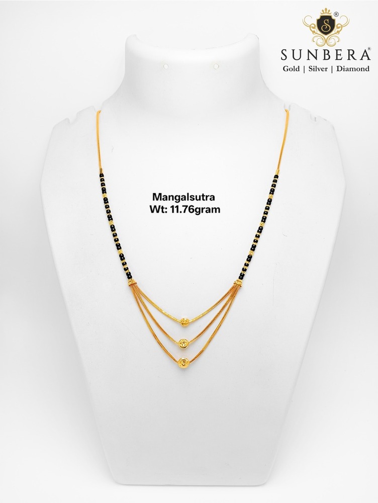 22KT New Design Gold Mangalsutra