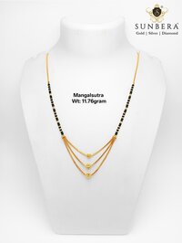 22KT New Design Gold Mangalsutra