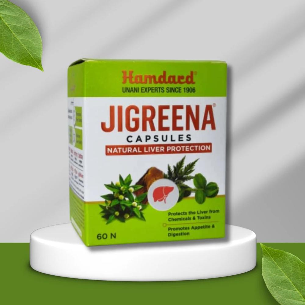 Hamdard Jigreena 60 Capsules