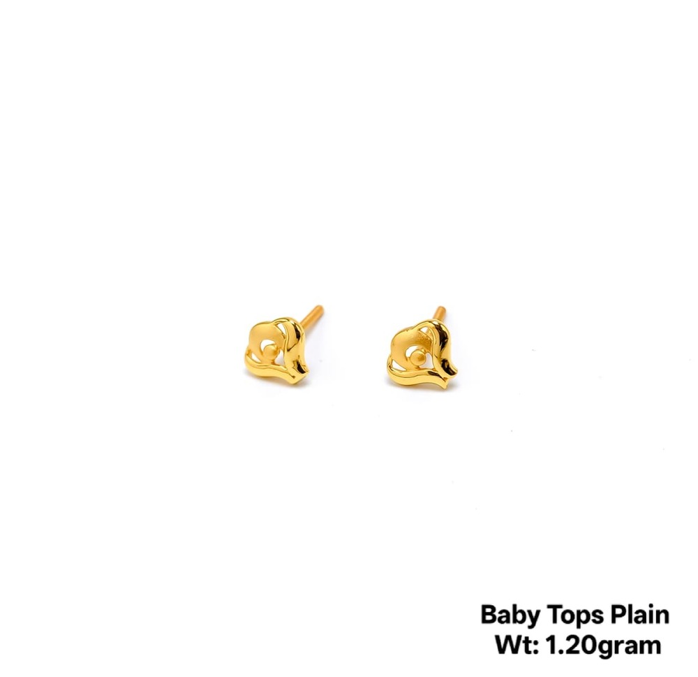 22KT Gold Baby Tops Plain