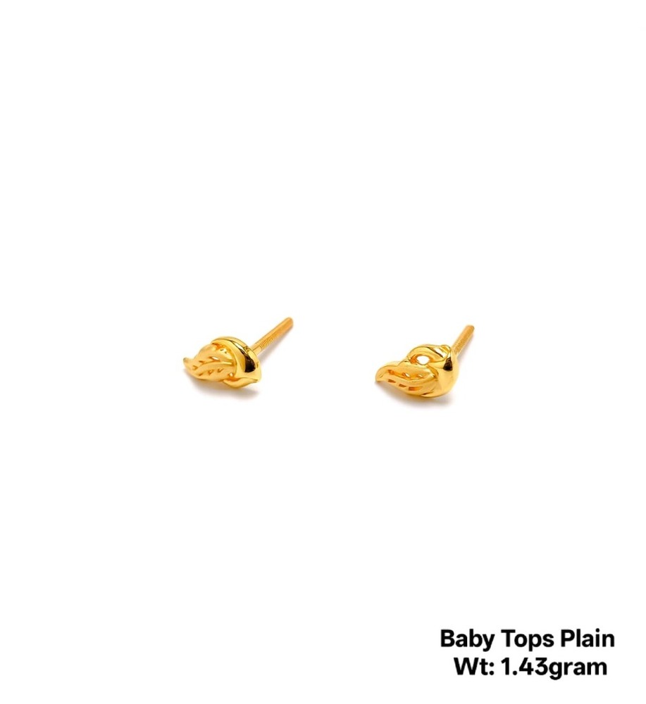 22KT Gold Baby Tops Plain