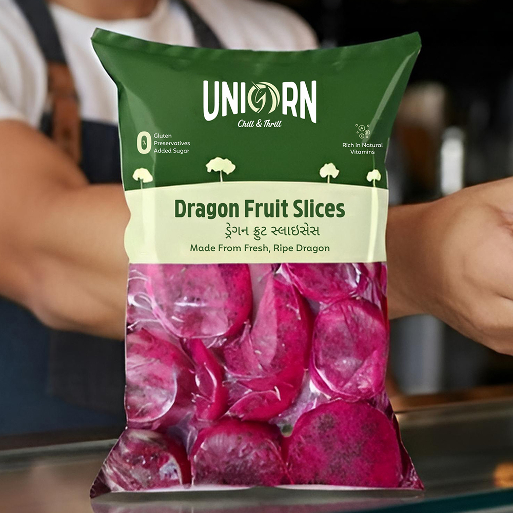 Frozen Dragon Fruit Slices