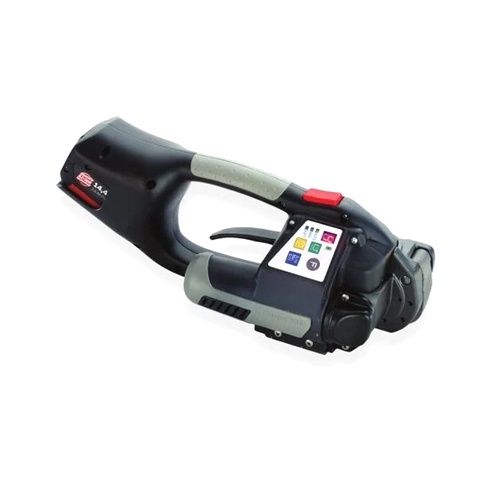 Battery Operated Plastic Strapping Tool - Color: Black