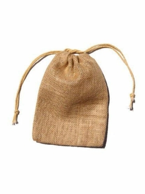 Jute Potli Bag - Color: Brown