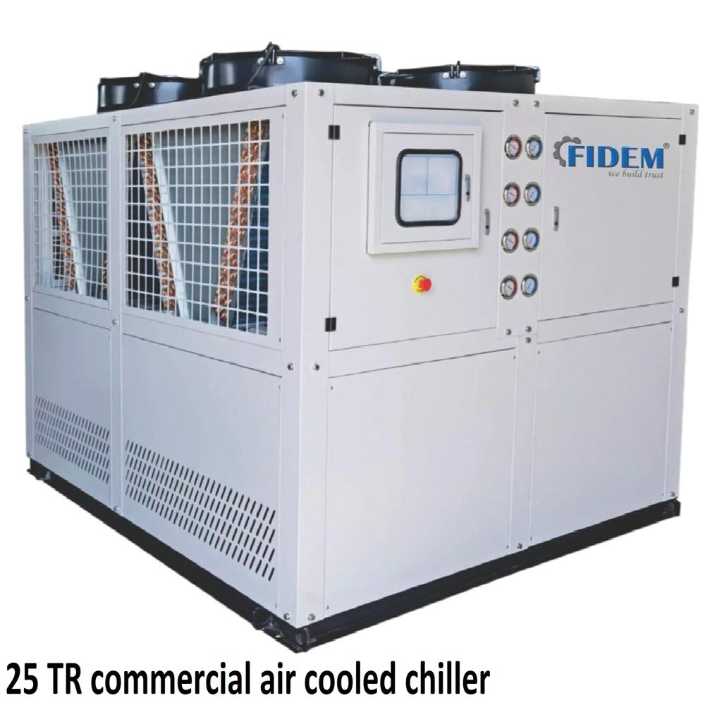 25 TR commercial air cooled chiller