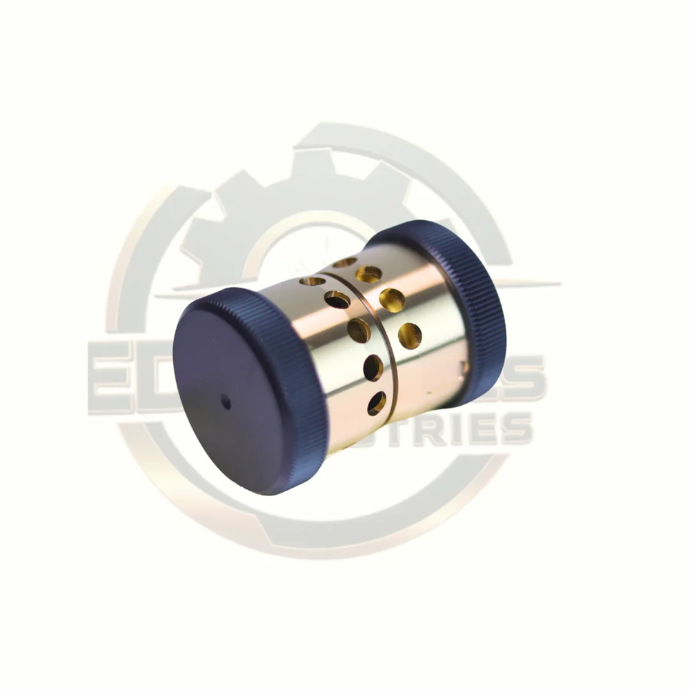 Wire Cut Copper Guide Wheel Assembly - Color: Golden