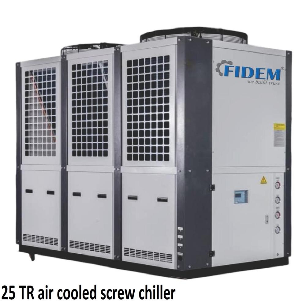 25 TR air cooled screw chiller