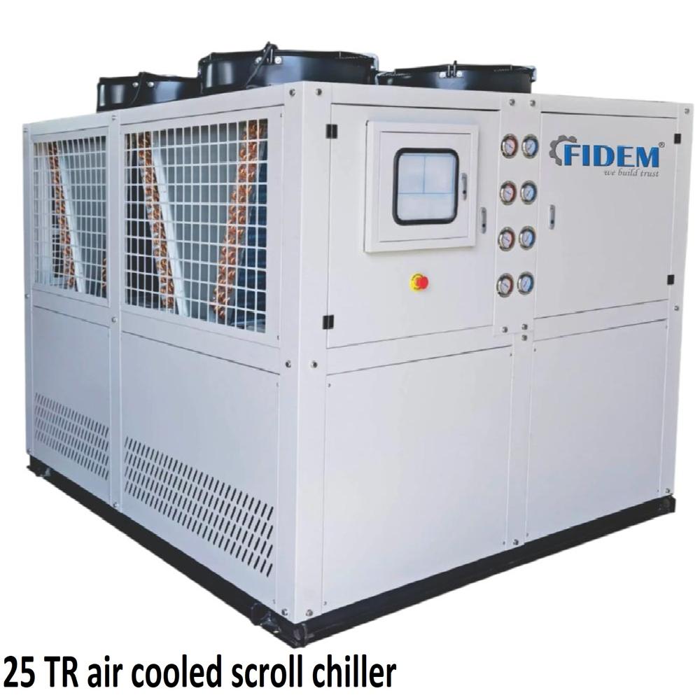 25 TR air cooled scroll chiller
