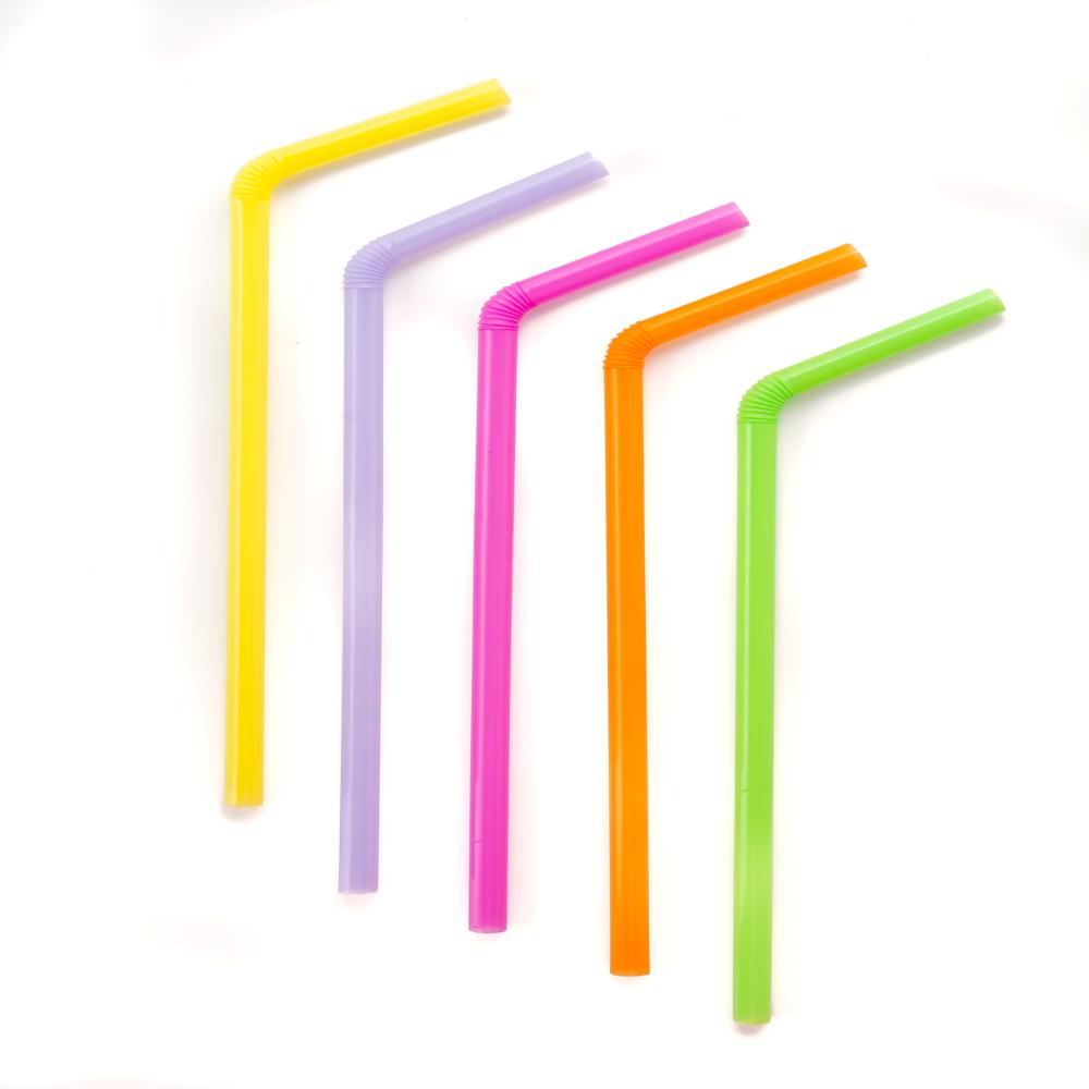 multicolor paper straw