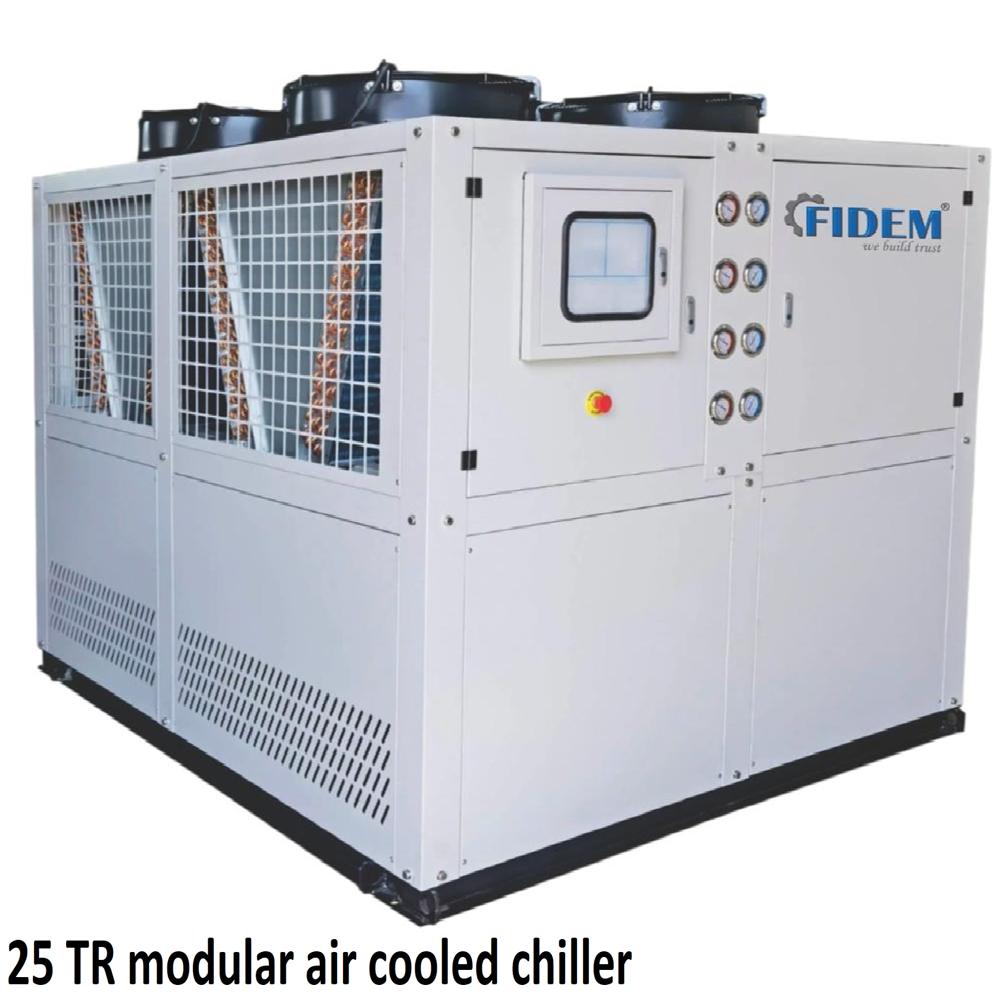 25 TR modular air cooled chiller
