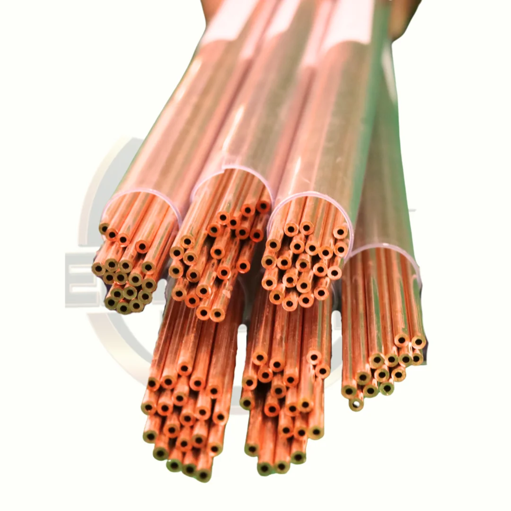 0.3 Mm Copper Electrode Tube - Length: 400  Meter (M)