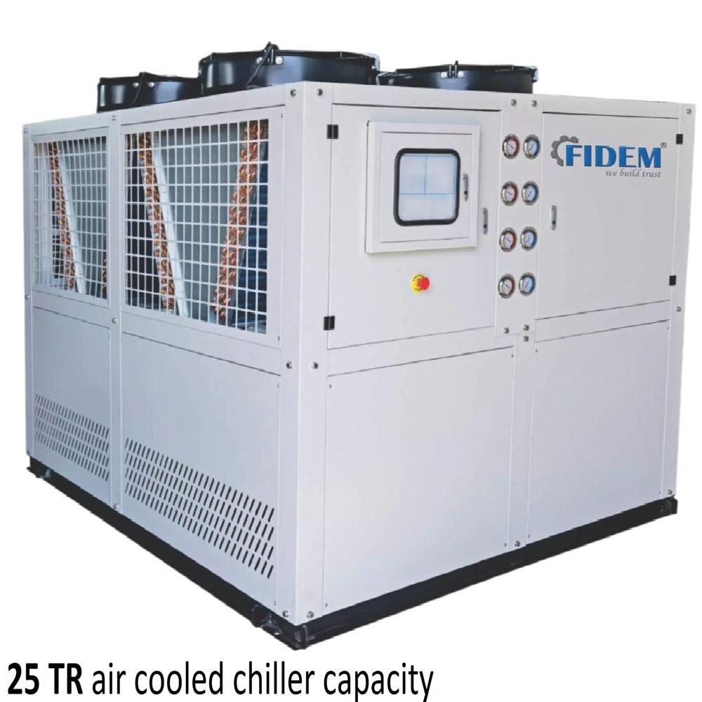 25 TR air cooled chiller capacity