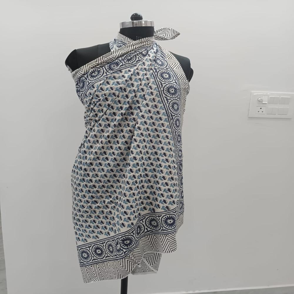 Floral Printed Cotton Sarong