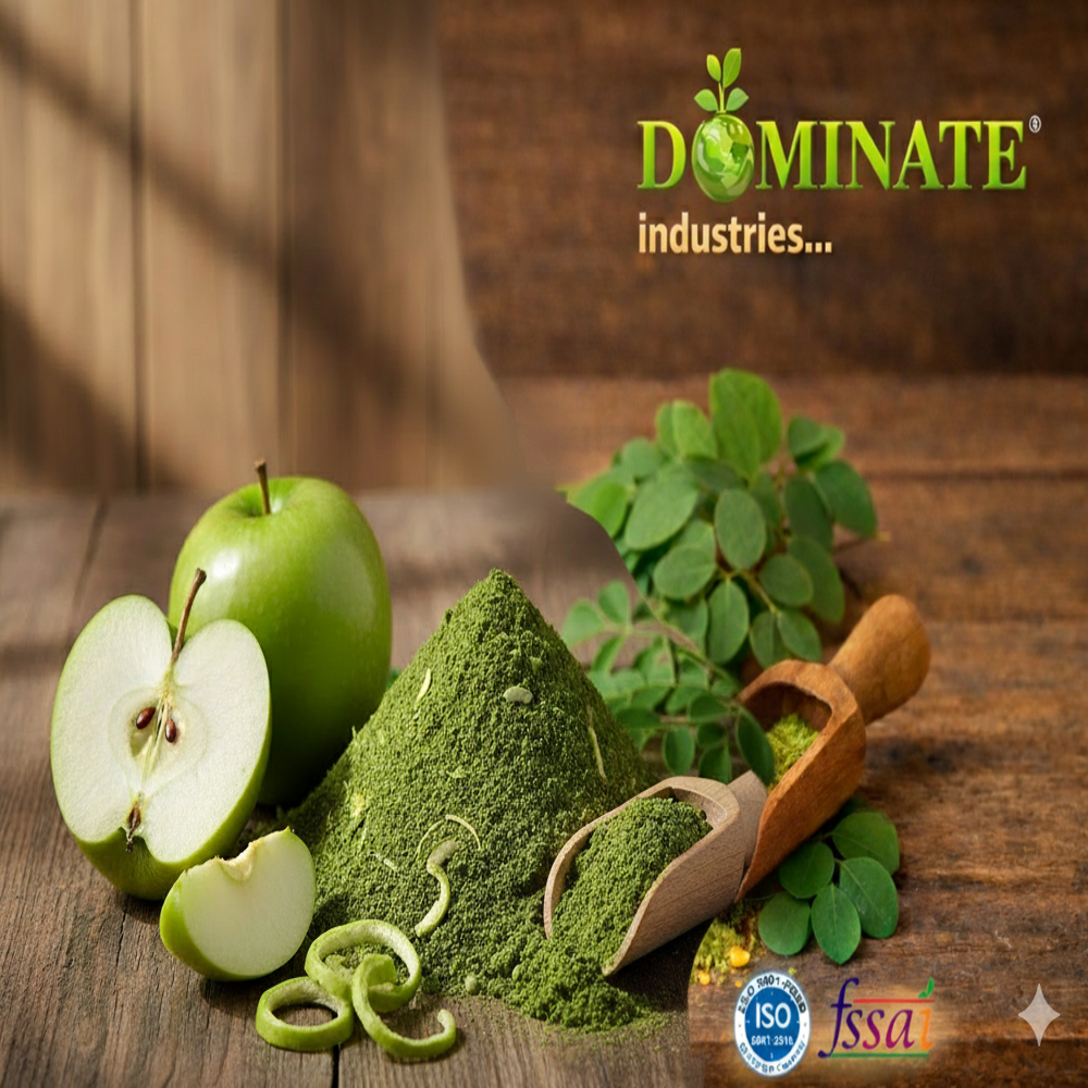 Green Apple Flavored Moringa Leaves Powder