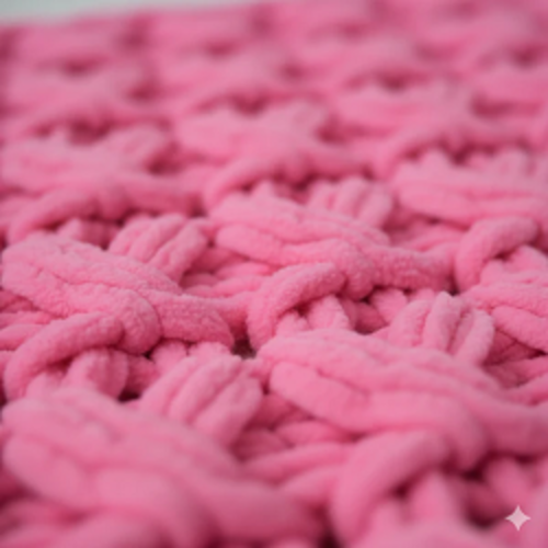 Baby Soft Blankie Wool Yarn - Bright pink