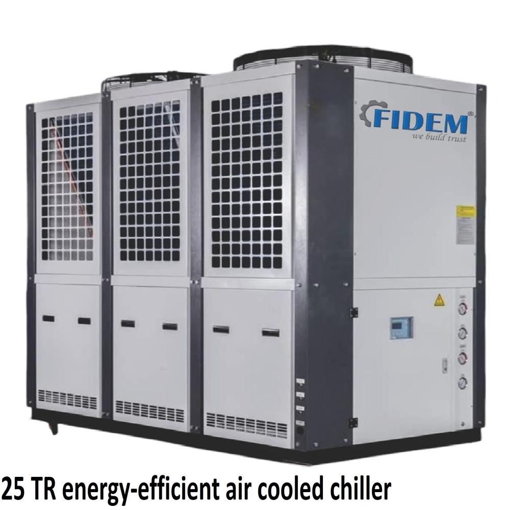 25 TR energy-efficient air cooled chiller