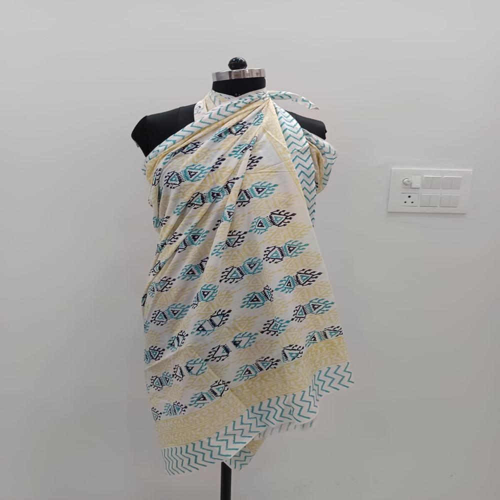 Beautiful Buta Printed cotton Sarong