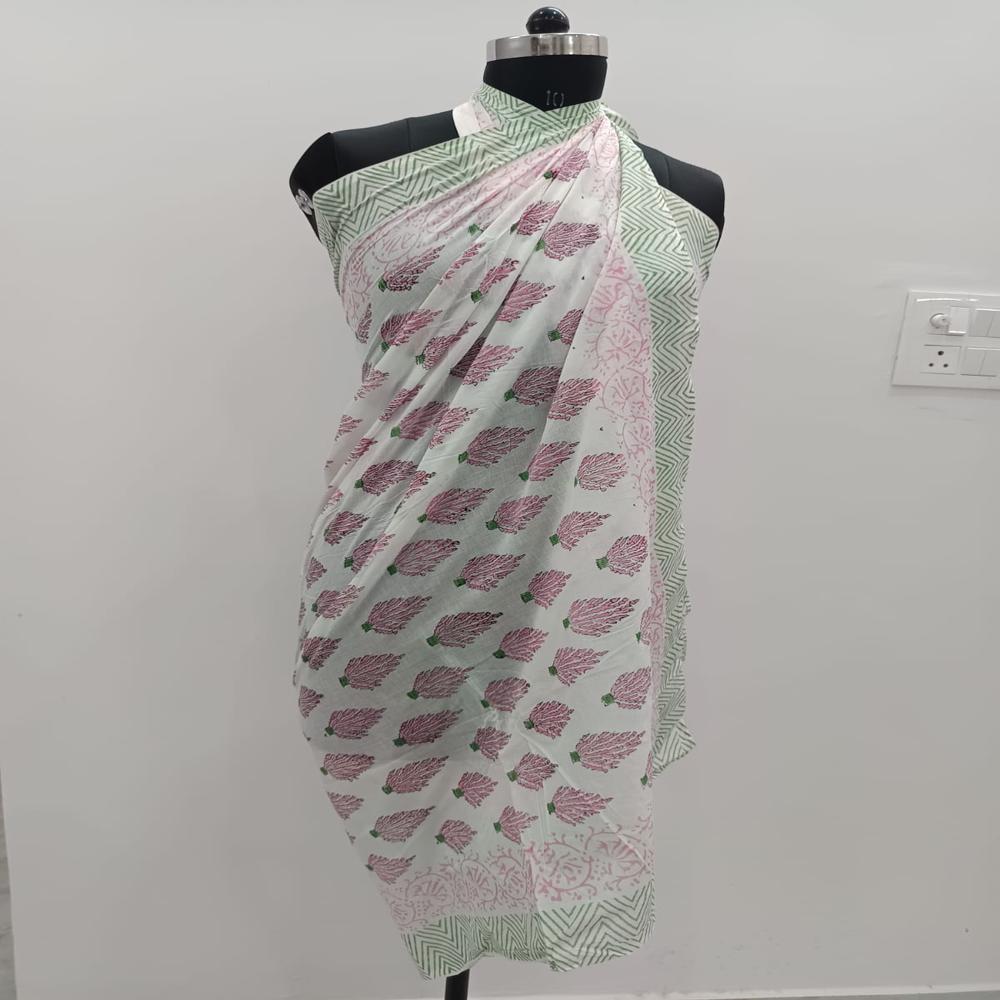 Beautiful Buta Printed cotton Sarong