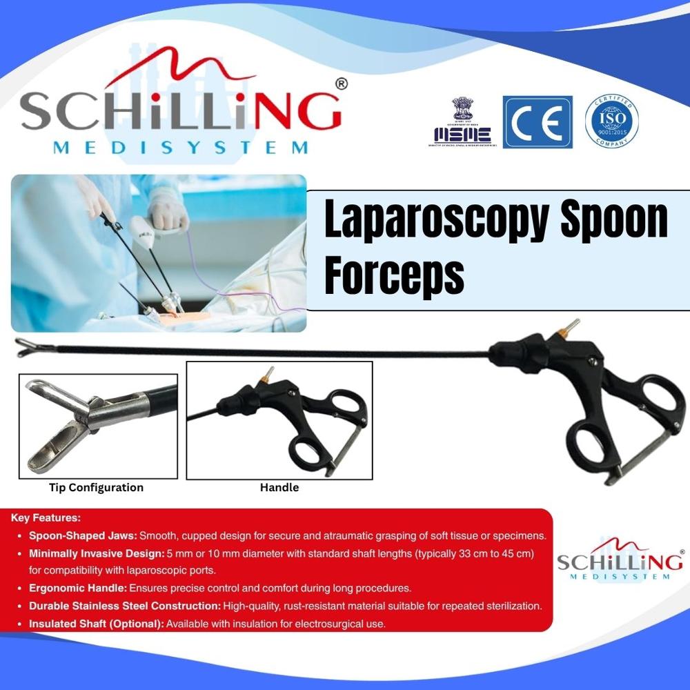 Schilling Laparoscopy Spoon Forceps - Application: Hospital