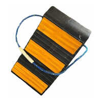 3kg Rubber Wheel Chock - Color: Yellow And Black