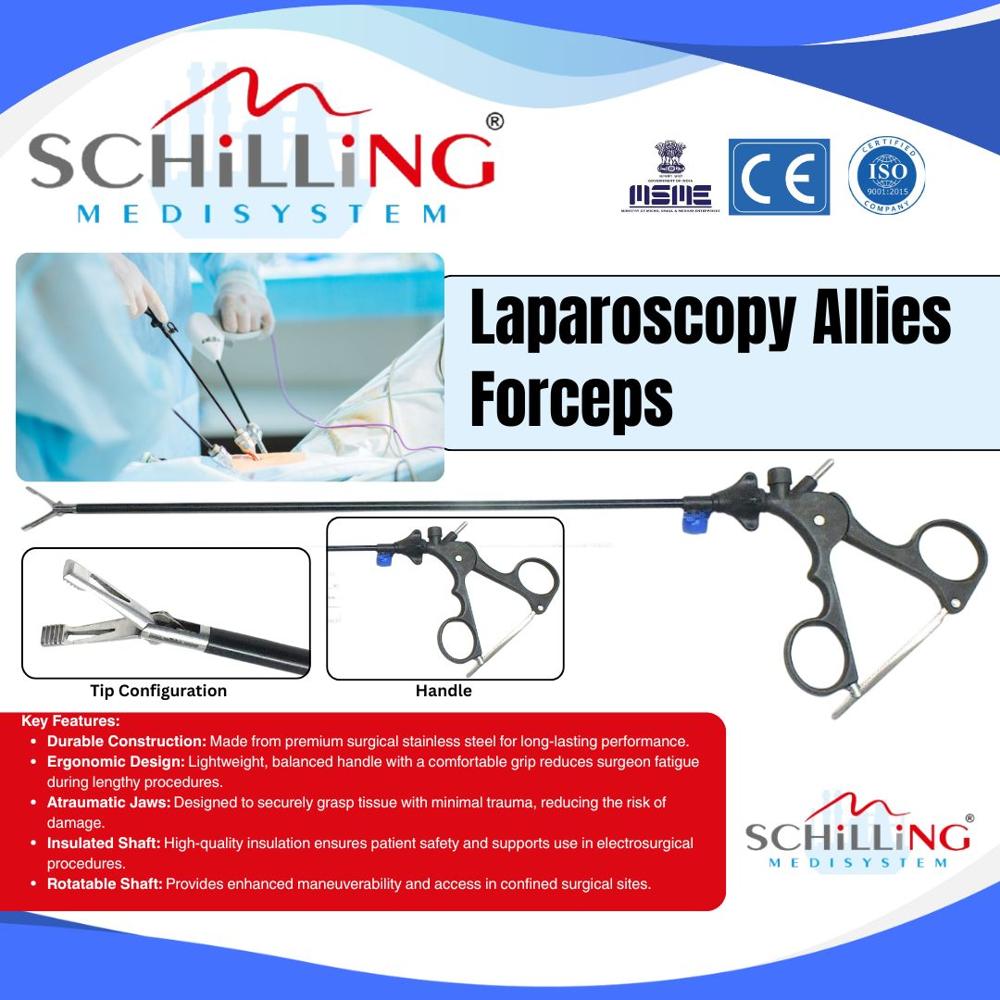 Schilling Laparoscopy Allies Forceps - Application: Hospital