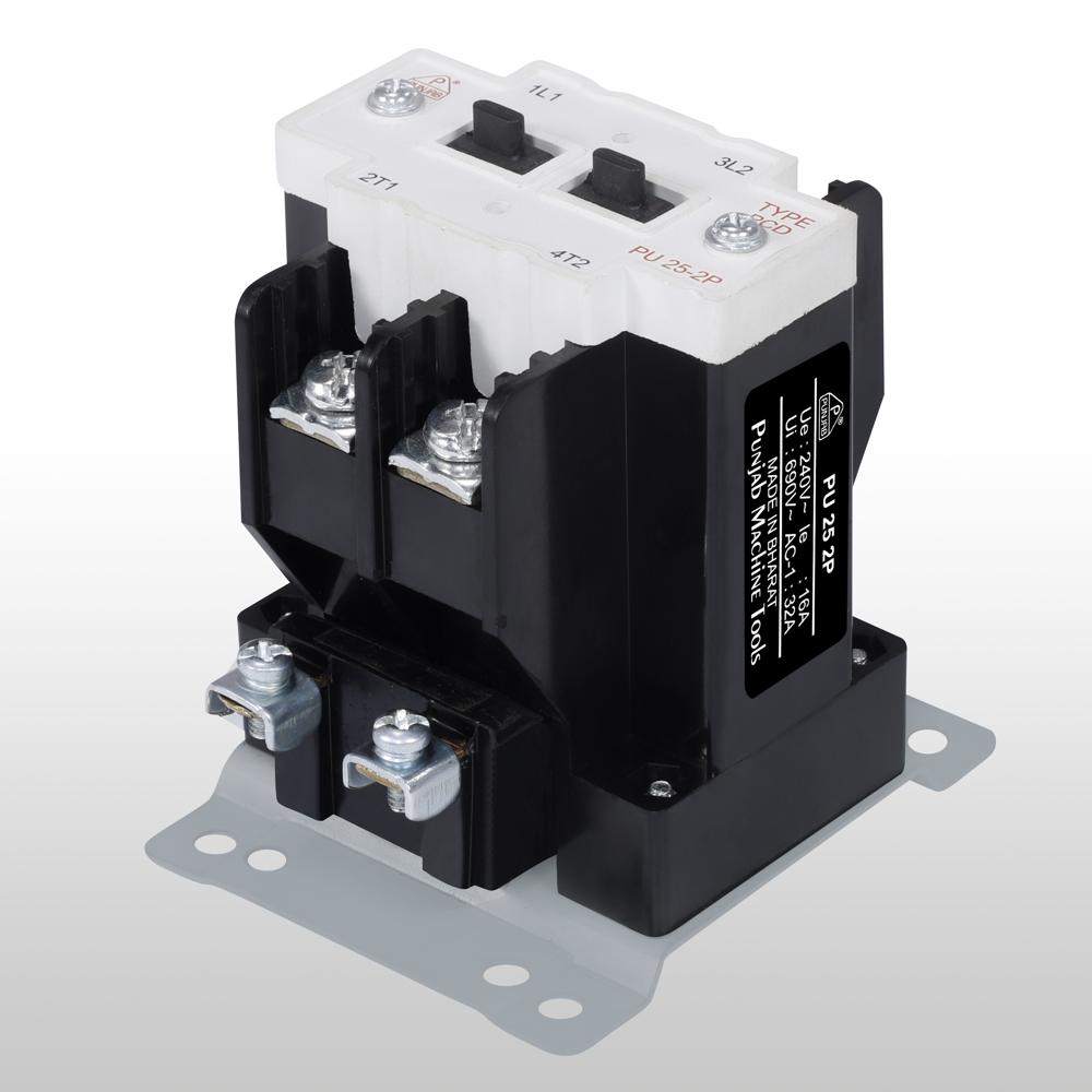 2 Pole - Pu Electrical Contactor - Features: High Conductivity