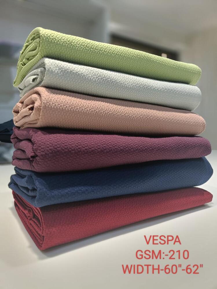 60X62 Inch 210 GSM Vespa Knitted Fabric