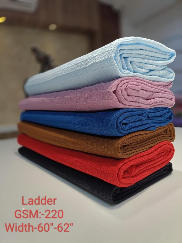60X62 Inch 220 GSM Ladder Knitted Fabric