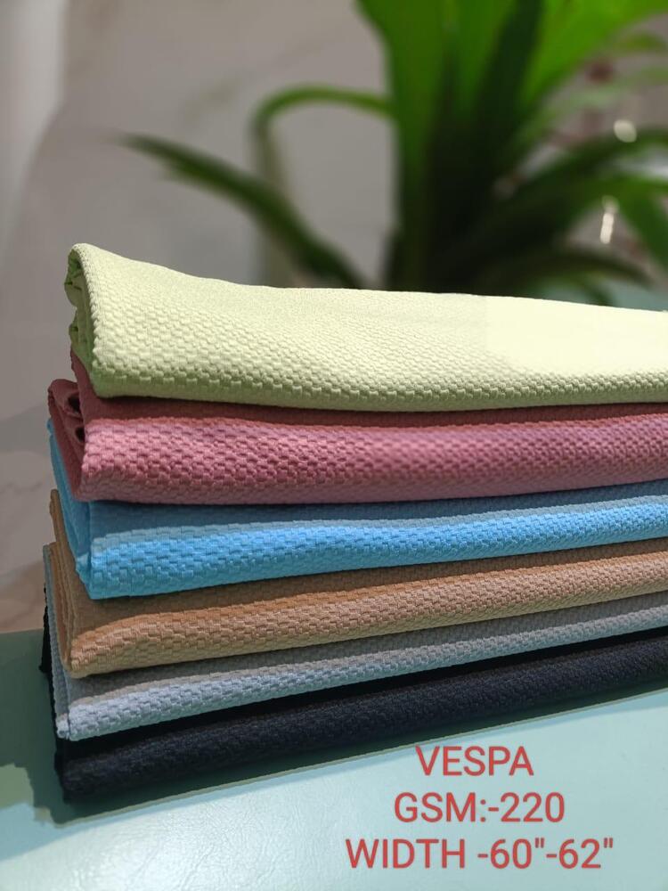 60X62 Inch 220 GSM Vespa Knitted Fabric