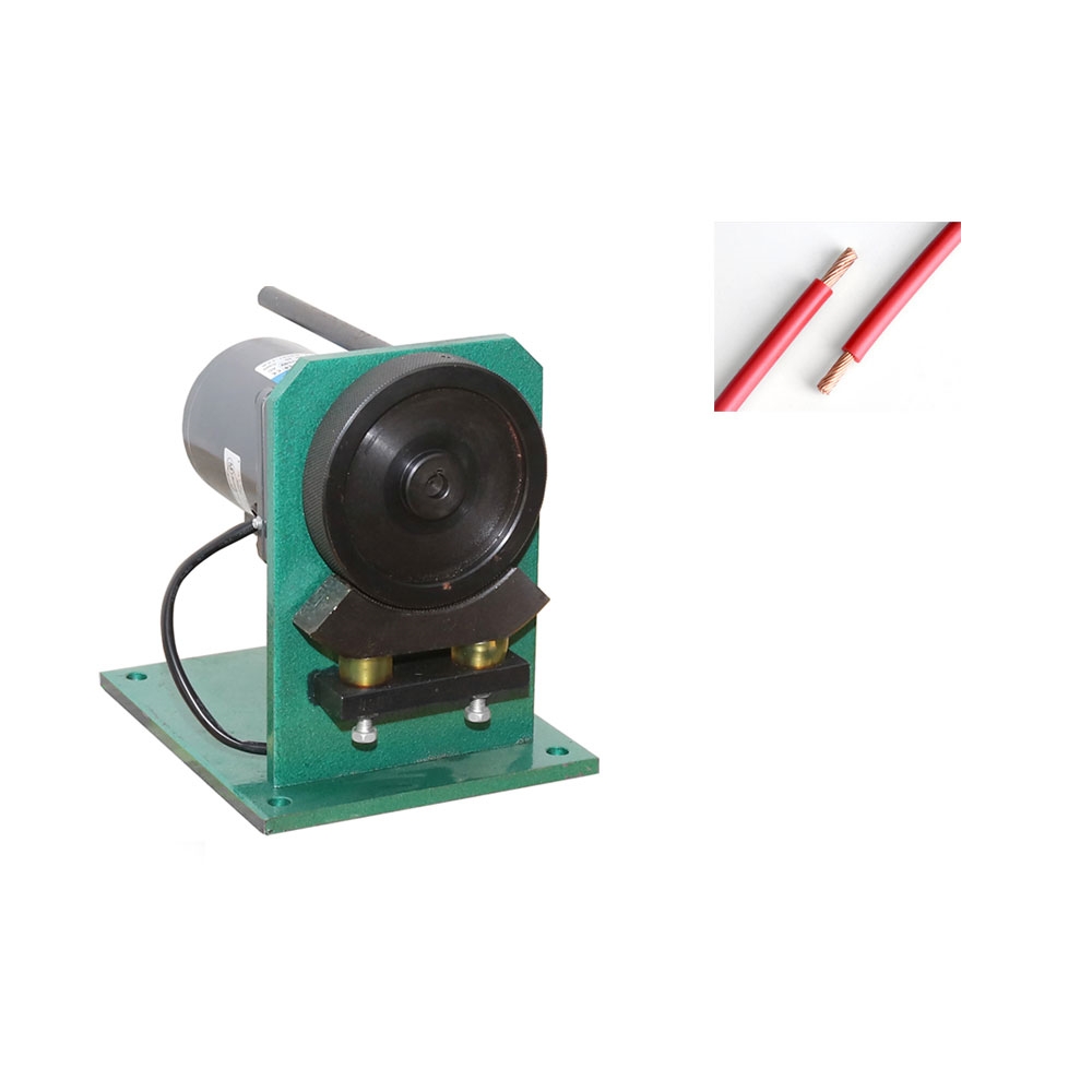 Half Stripping Wire Twisting Machine - Color: Grey Green