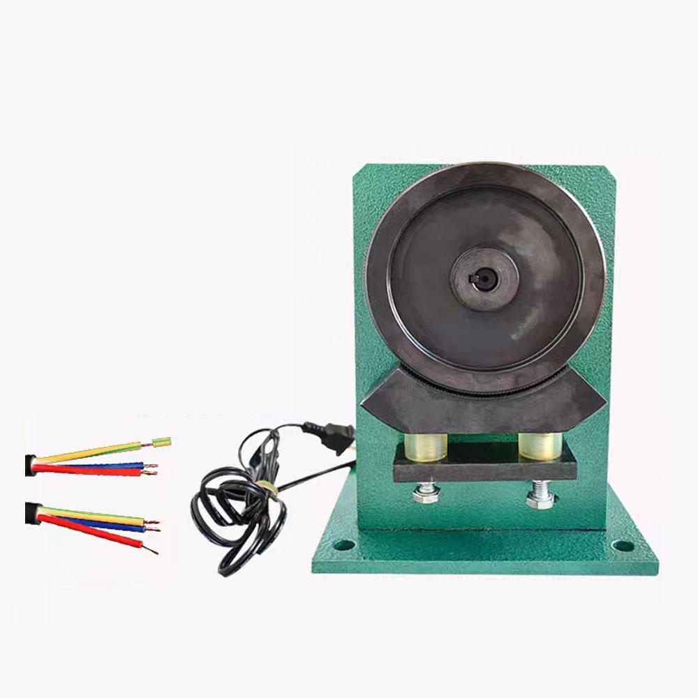 Half Stripping Wire Twisting Machine - Color: Grey Green