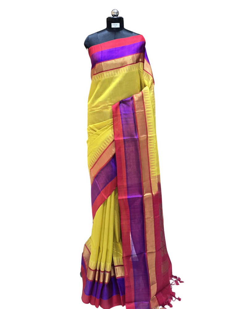 Temple Katan Silk Saree Temple Katan Silk Saree