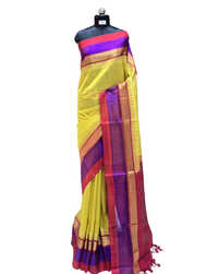 Temple Katan Silk Saree
