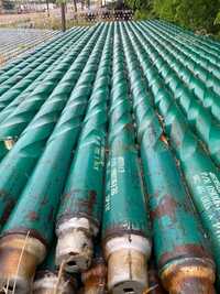 Spiral Round Drill Collar - Color: Green