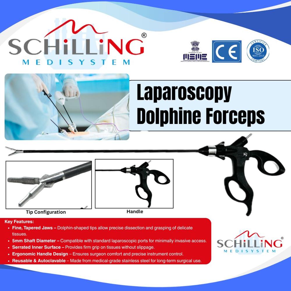 Schilling Laparoscopy Dolphine Forceps - Application: Hospital