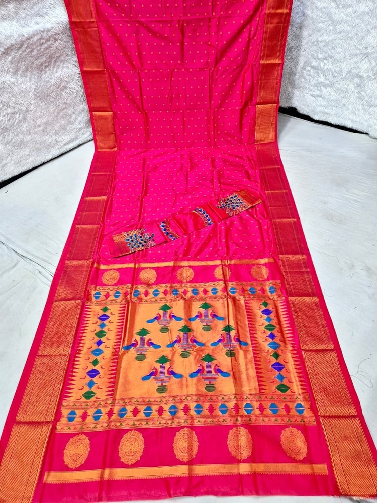 Pure Silk kalanjali Paithani Saree