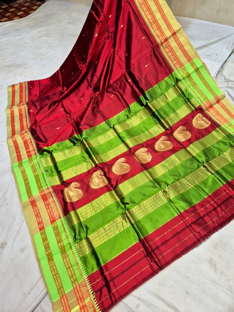 Pure Narayanpeth paithani silk sarees