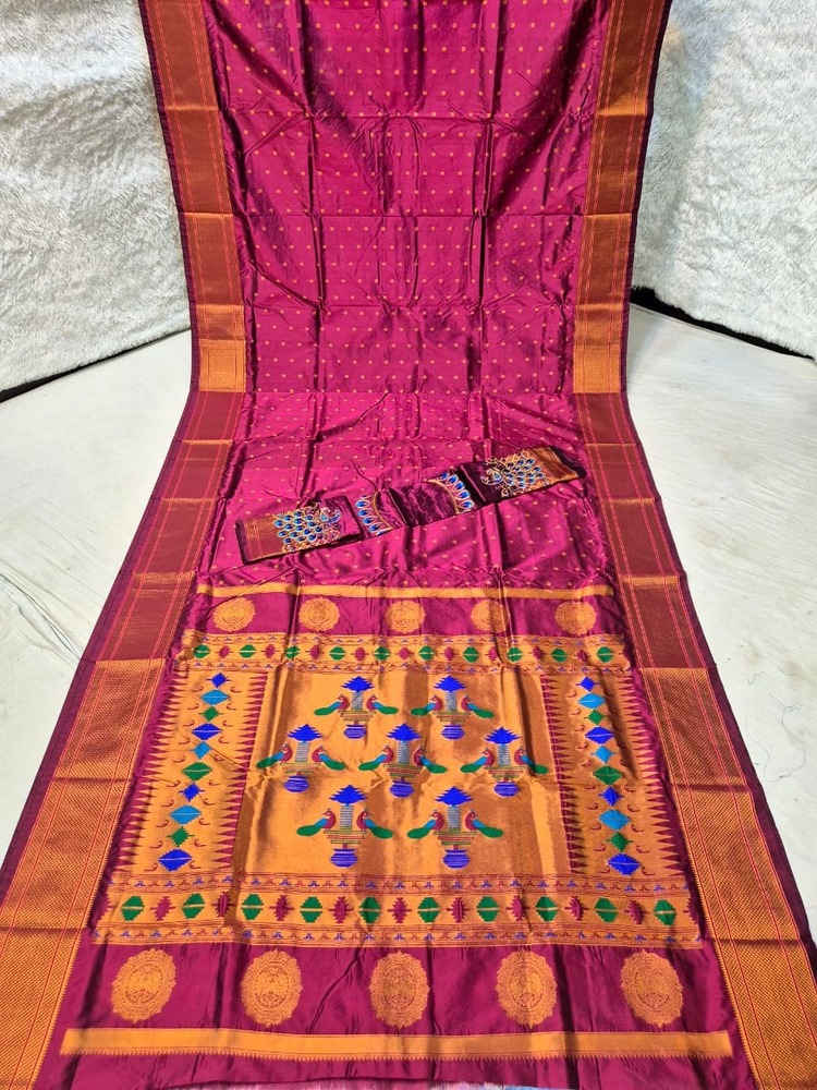 Pure Silk kalanjali Paithani Saree
