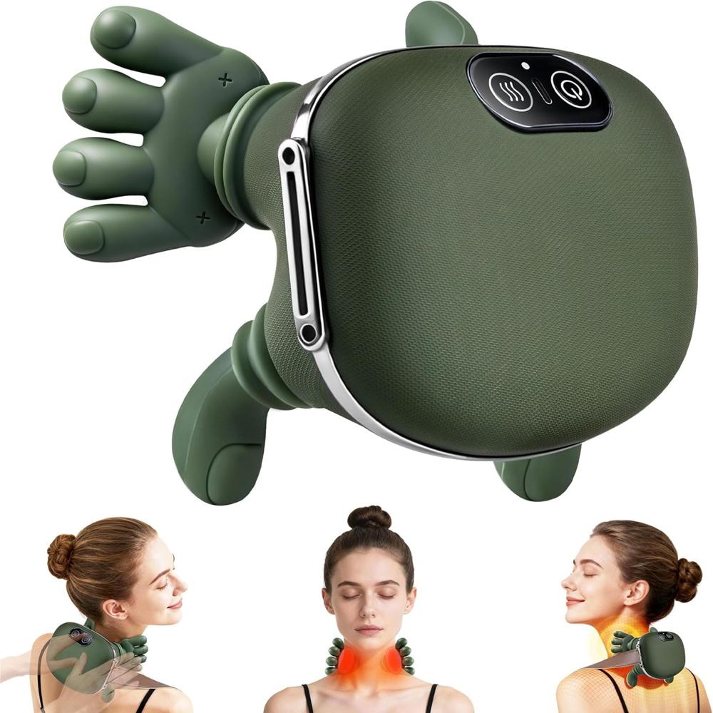 WIRELESS PORTABLE SHIATSU NECK & BACK MASSAGER 