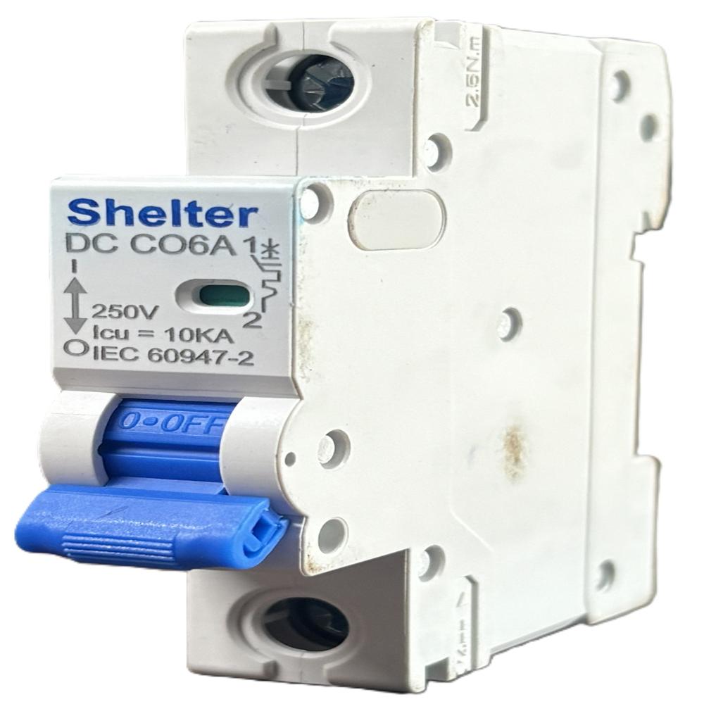 Shelter SP 06A 250V DC MCB
