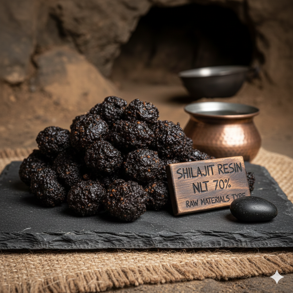 Herbomx Shilajit Resin Nlt 70% Resin - Color: Brownish Black