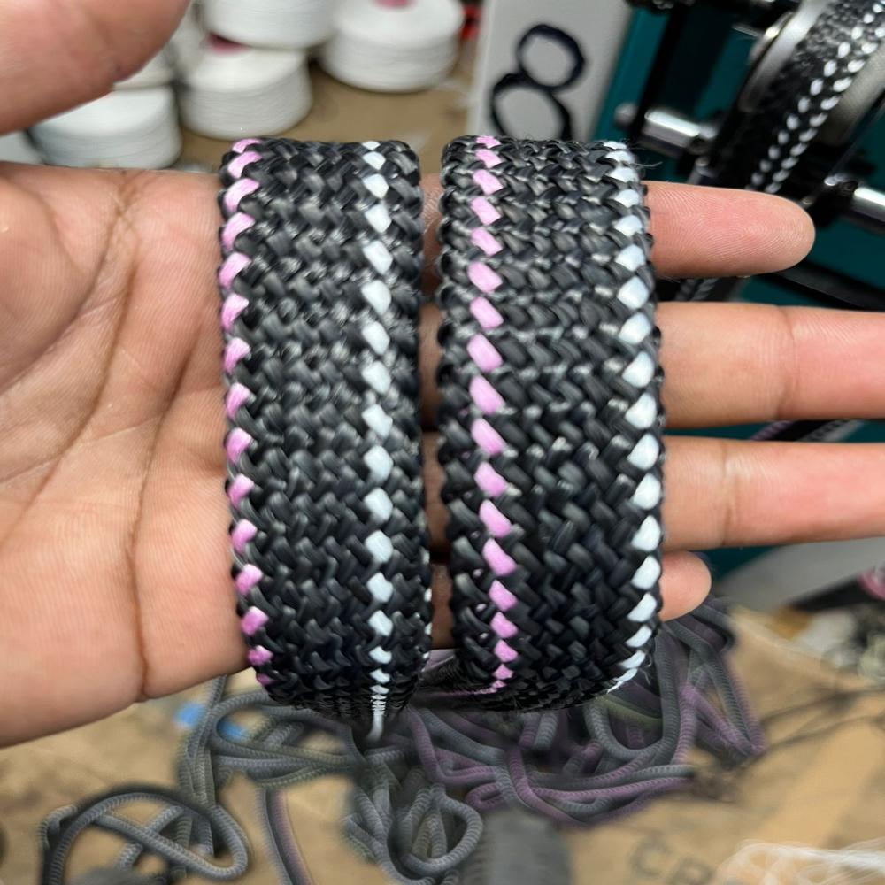 Braided Rope - Color: Black And White