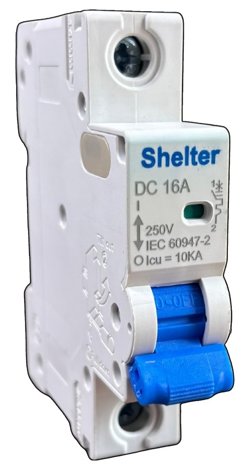 Shelter SP 16A 250V DC MCB