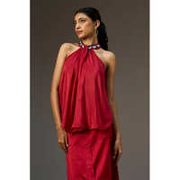 Halter Top - Color: Red