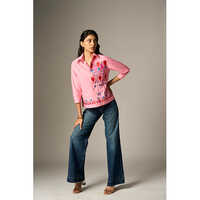 Fancy Cotton Shirts - Color: Pink